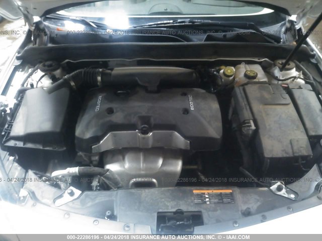 1G11C5SL6EF252056 - 2014 CHEVROLET MALIBU 1LT WHITE photo 10