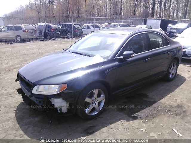 YV1AH992591105222 - 2009 VOLVO S80 T6 GRAY photo 2