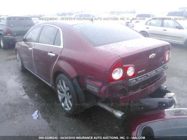 1G1ZK57758F242592 - 2008 CHEVROLET MALIBU LTZ 栗色 照片 3