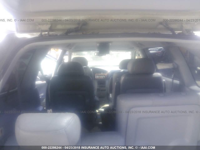 4T3ZF13C12U458274 - 2002 TOYOTA SIENNA LE/XLE SILVER photo 8