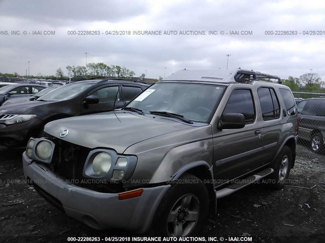 5N1ED28T64C661424 - 2004 NISSAN XTERRA XE/SE GOLD photo 2