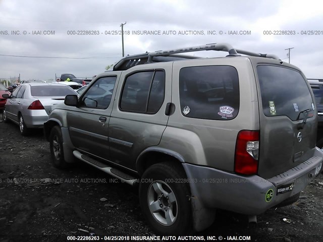 5N1ED28T64C661424 - 2004 NISSAN XTERRA XE/SE GOLD photo 3