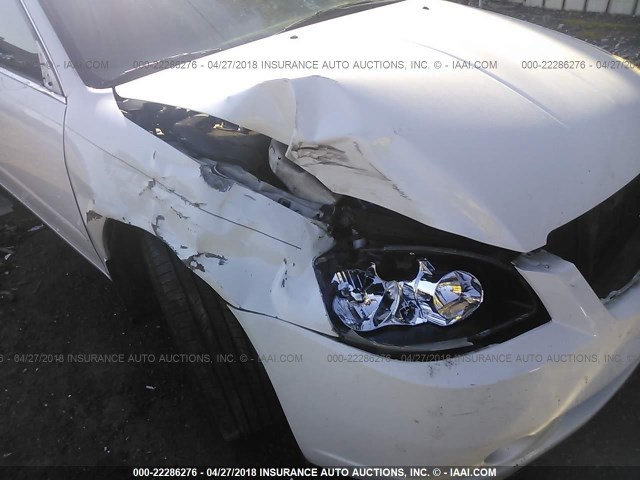 1N4AL11E35C383746 - 2005 NISSAN ALTIMA S/SL WHITE photo 6