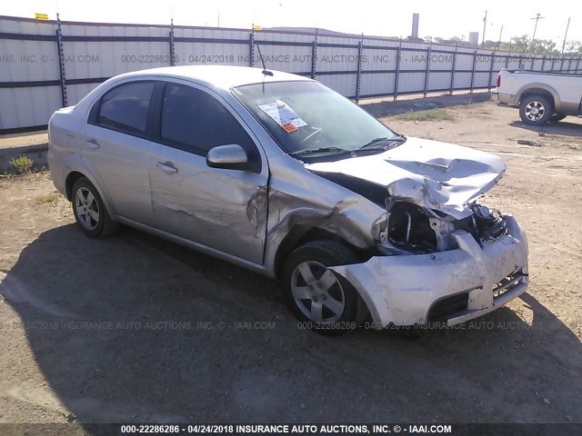 KL1TD5DE8BB139201 - 2011 CHEVROLET AVEO LS/LT 银色 照片 1