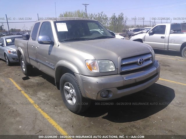 5TBBT44186S479566 - 2006 TOYOTA TUNDRA ACCESS CAB SR5 TAN photo 1