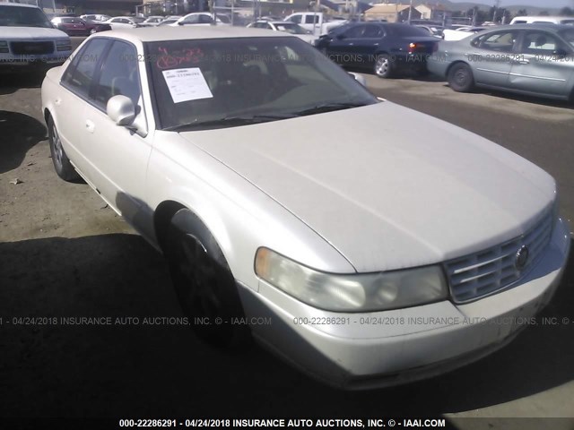 1G6KY5492YU140842 - 2000 CADILLAC SEVILLE STS WHITE photo 6