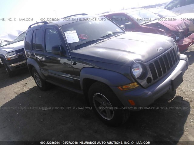 1J4GL48K75W592014 - 2005 JEEP LIBERTY SPORT Boz foto 1