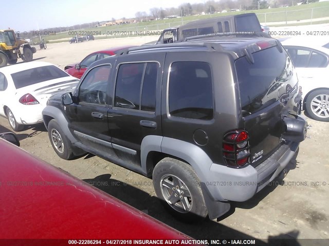 1J4GL48K75W592014 - 2005 JEEP LIBERTY SPORT Boz foto 3