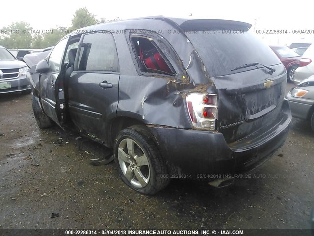 2CNDL537386041834 - 2008 CHEVROLET EQUINOX SPORT GRAY photo 3