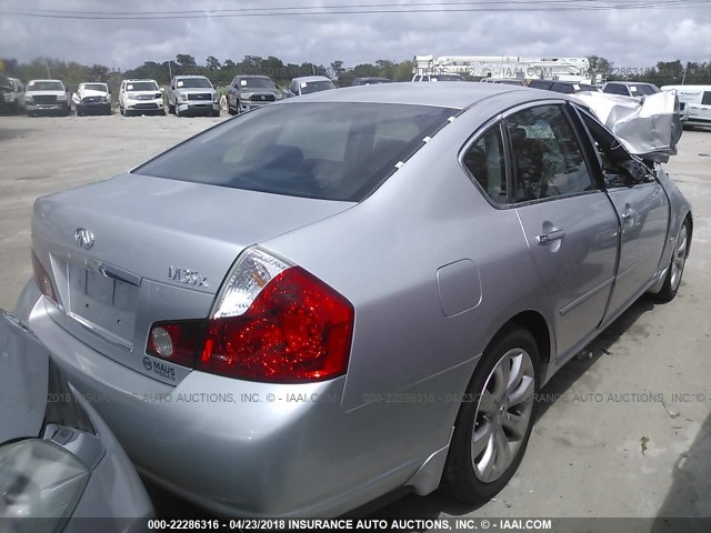 JNKAY01FX7M462342 - 2007 INFINITI M35 SPORT GRAY photo 4