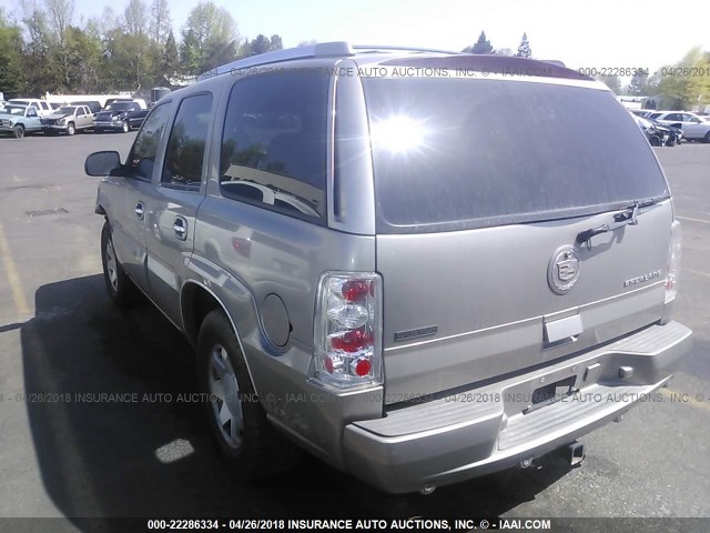 1GYEC63T62R217681 - 2002 CADILLAC ESCALADE LUXURY შამპანური ფოტო 3