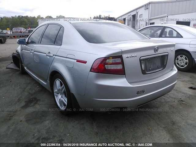 19UUA66248A021306 - 2008 ACURA TL SILVER photo 3