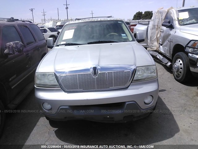 5LMEU68H63ZJ21843 - 2003 LINCOLN AVIATOR SILVER photo 6