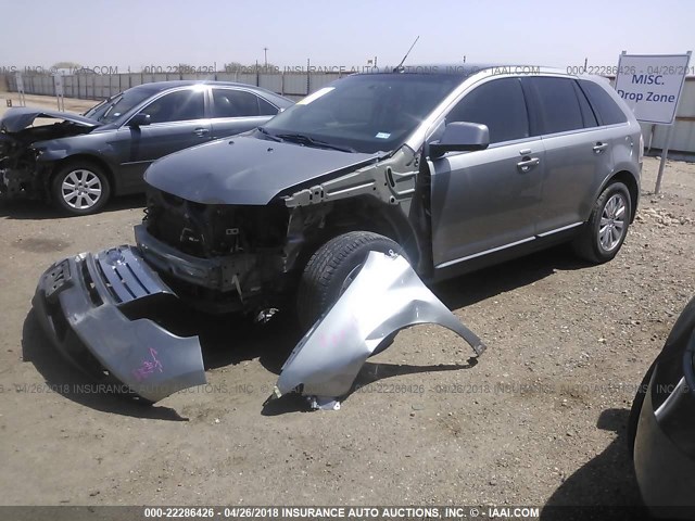 2FMDK39C58BA21359 - 2008 FORD EDGE LIMITED SILVER photo 2