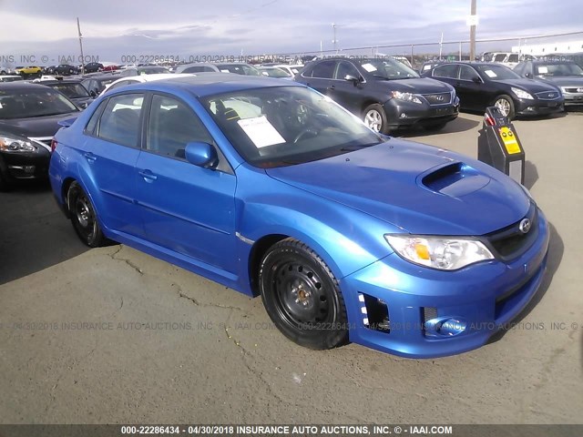 JF1GV7F6XDG033692 - 2013 SUBARU IMPREZA WRX BLUE photo 1