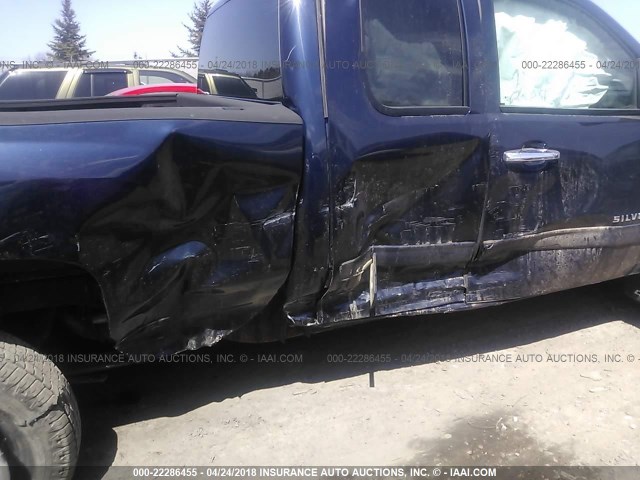 1GCRKSE71CZ292325 - 2012 CHEVROLET SILVERADO K1500 LT BLUE photo 6