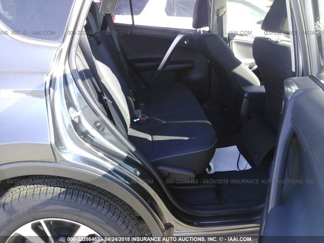 JTMWFREV0JJ728446 - 2018 TOYOTA RAV4 ADVENTURE/XLE ნაცრისფერი ფოტო 8