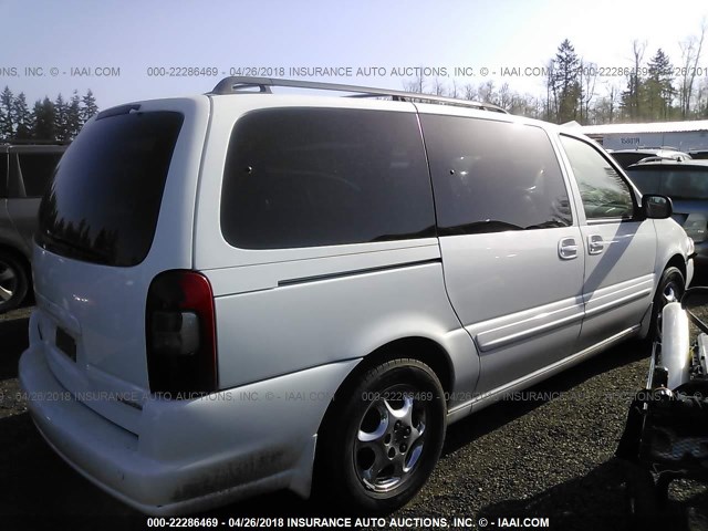 1GHDX03E03D187008 - 2003 OLDSMOBILE SILHOUETTE WHITE photo 4