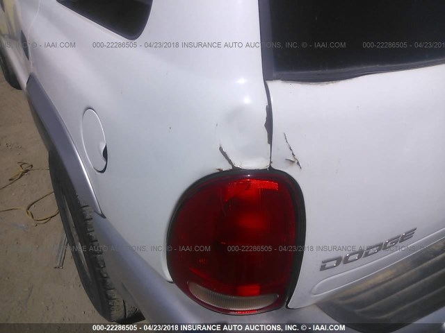 1B4HS58Z22F152856 - 2002 DODGE DURANGO SLT PLUS WHITE photo 6