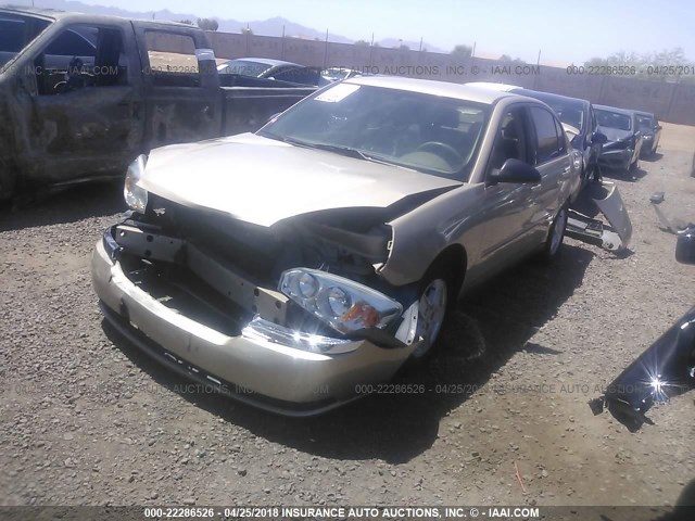 1G1ZT54805F246877 - 2005 CHEVROLET MALIBU LS 棕色 照片 2