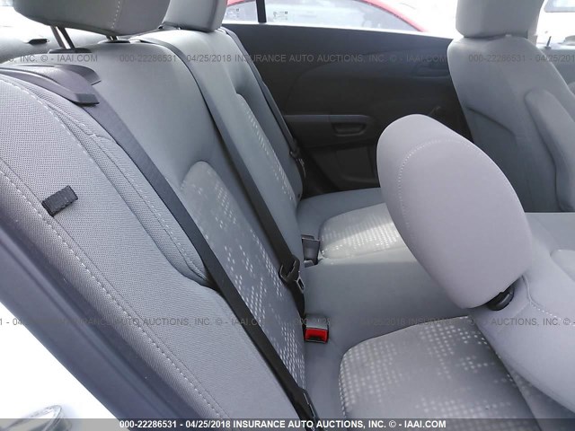 1G1JA5SH8F4180131 - 2015 CHEVROLET SONIC LS 白色 照片 8