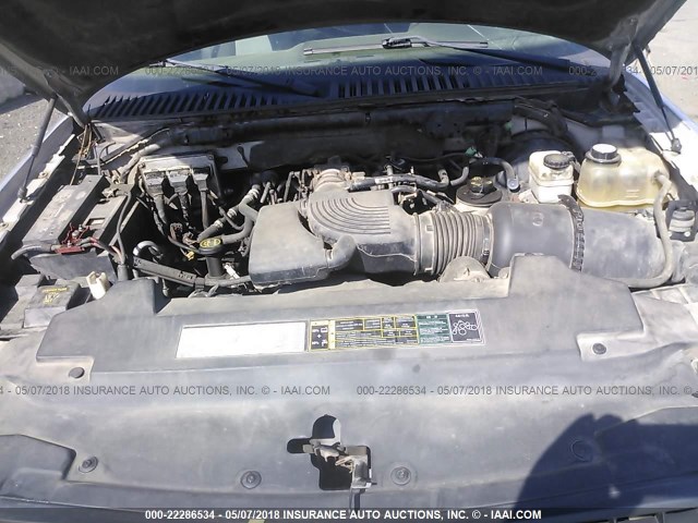 1FMPU16L83LB35901 - 2003 FORD EXPEDITION XLT SILVER photo 10