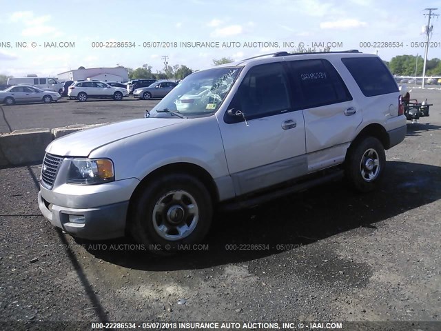 1FMPU16L83LB35901 - 2003 FORD EXPEDITION XLT SILVER photo 2