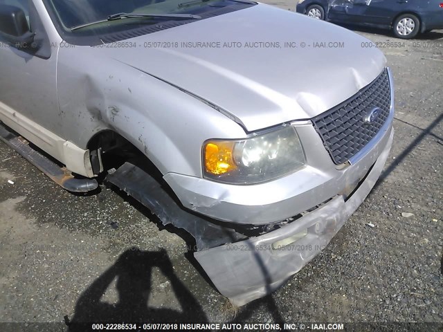 1FMPU16L83LB35901 - 2003 FORD EXPEDITION XLT SILVER photo 6