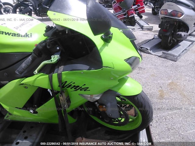 JKAZX4P178A042559 - 2008 KAWASAKI ZX600 P GREEN photo 5