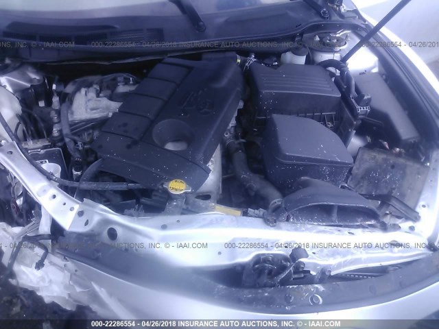 4T1BF3EK9BU662265 - 2011 TOYOTA CAMRY SE/LE/XLE 银色 照片 10