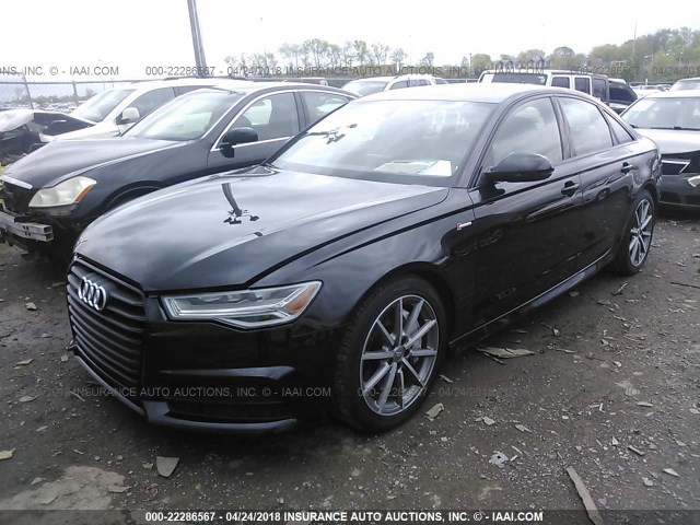 WAUG3AFC2JN054317 - 2018 AUDI A6 PREMIUM PLUS BLACK photo 2