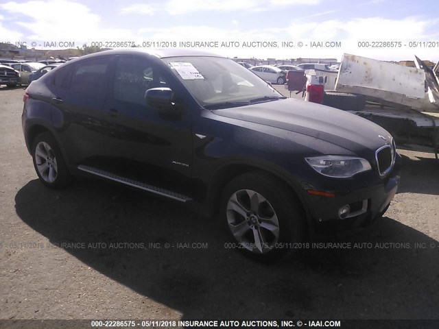 5UXFG2C55DL784168 - 2013 BMW X6 XDRIVE35I Dark Blue photo 1