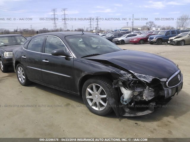 2G4WE567X51205720 - 2005 BUICK LACROSSE CXS BLACK photo 1