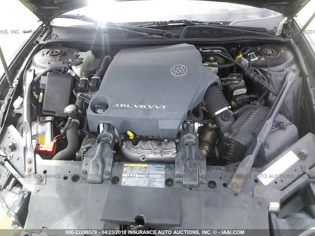 2G4WE567X51205720 - 2005 BUICK LACROSSE CXS BLACK photo 10