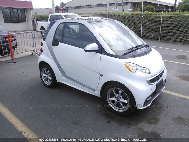 WMEEJ3BA1FK800282 - 2015 SMART FORTWO PURE/PASSION WHITE photo 1