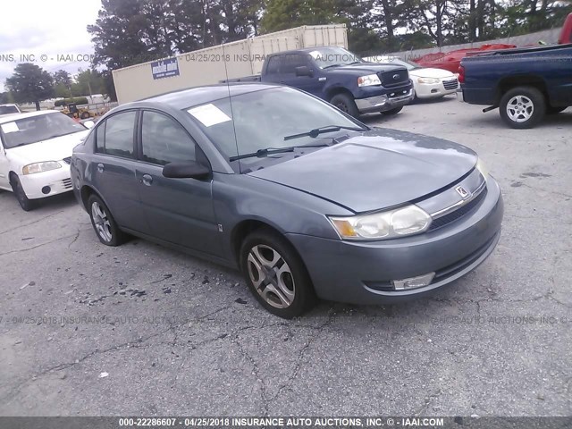 1G8AL52F74Z196394 - 2004 SATURN ION LEVEL 3 GRAY photo 1