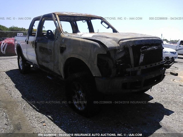 1FTSW21R58EE02160 - 2008 FORD F250 SUPER DUTY WHITE photo 6
