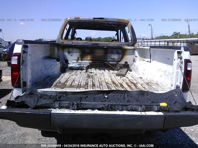 1FTSW21R58EE02160 - 2008 FORD F250 SUPER DUTY WHITE photo 8