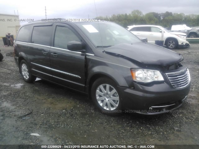 2C4RC1BG6FR627962 - 2015 CHRYSLER TOWN & COUNTRY TOURING GRAY photo 1