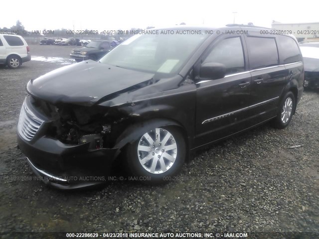 2C4RC1BG6FR627962 - 2015 CHRYSLER TOWN & COUNTRY TOURING GRAY photo 2