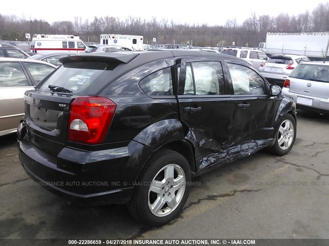 1B3HB48B78D558699 - 2008 DODGE CALIBER SXT BLACK photo 4