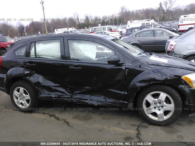 1B3HB48B78D558699 - 2008 DODGE CALIBER SXT BLACK photo 6