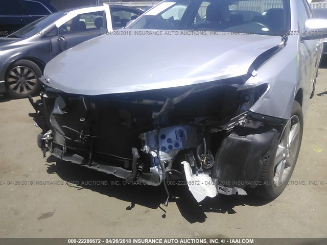 4T1BF1FK5EU300361 - 2014 TOYOTA CAMRY L/SE/LE/XLE SILVER photo 6