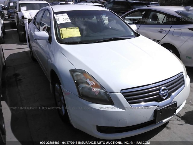 1N4CL21E77C188945 - 2007 NISSAN ALTIMA HYBRID WHITE photo 1