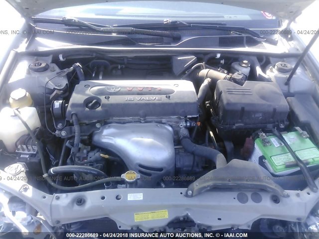 4T1BE32K95U970676 - 2005 TOYOTA CAMRY LE/XLE/SE ვერცხლისფერი ფოტო 10