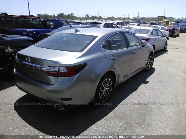 58ABK1GG9HU048424 - 2017 LEXUS ES 350 GRAY photo 4