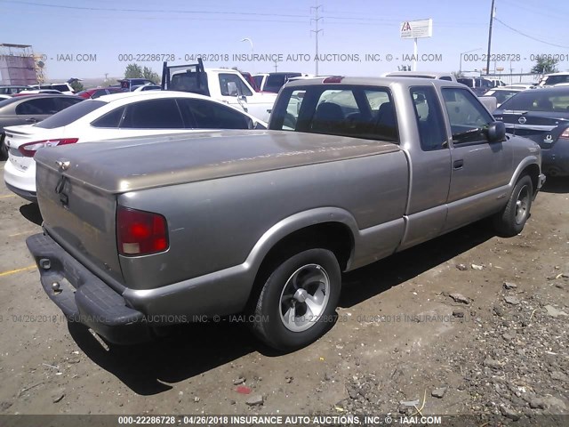 1GCCS1946Y8126881 - 2000 CHEVROLET S TRUCK S10 GOLD photo 4