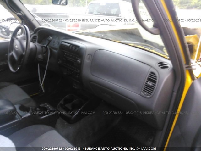 1FTYR14V23PA39169 - 2003 FORD RANGER SUPER CAB YELLOW photo 5