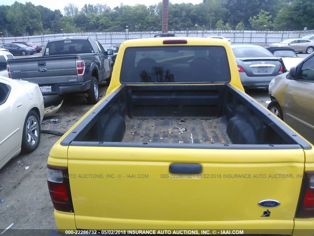 1FTYR14V23PA39169 - 2003 FORD RANGER SUPER CAB YELLOW photo 8