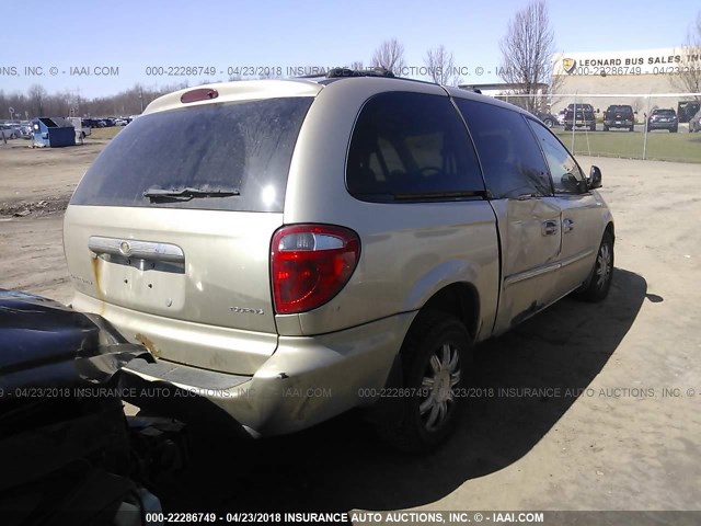 2C4GP54L35R524753 - 2005 CHRYSLER TOWN & COUNTRY TOURING GOLD photo 4